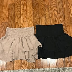flowy skirts (both included in price)